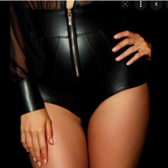 RARE Honey 🍯 Birdette Black ⚫️ Fonda II Bodysuit NEW! NWT Size M - Picture 3 of 13